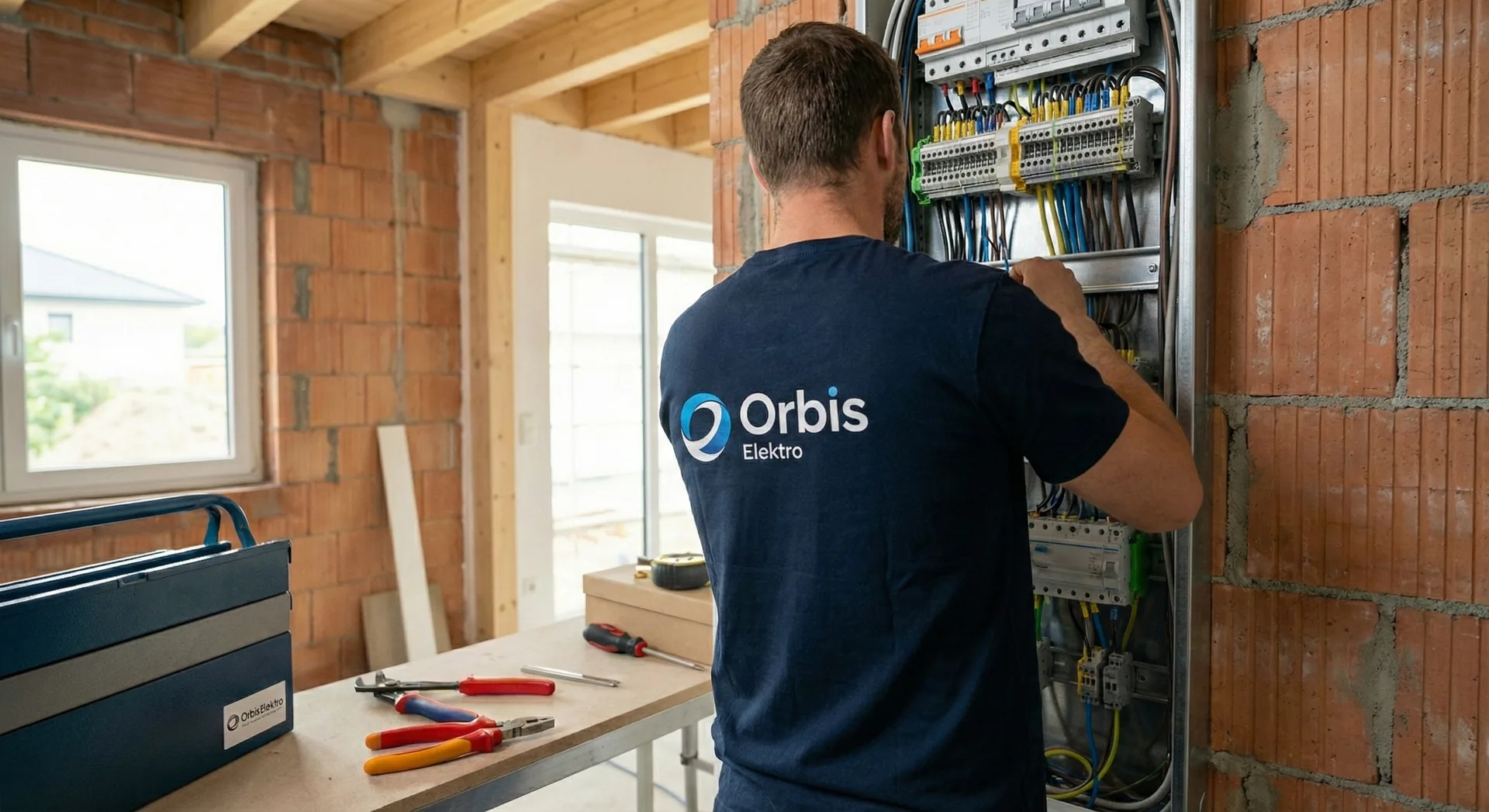 Orbis Elektro electrician at work